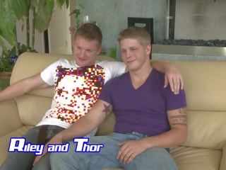 Riley & thor in homo volwassen video- film