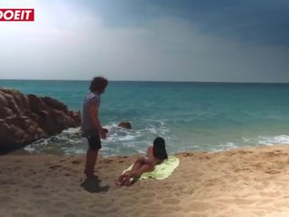 LETSDOEIT - how to Seduce and Fuck Hottest mademoiselle at the Beach