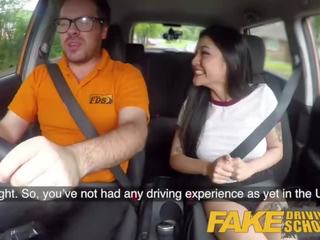 Fake Driving School sedusive Japanese Rae Lil Black outstanding for Instructors member