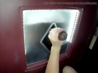 Wife's smashing BBC Gloryhole Experience