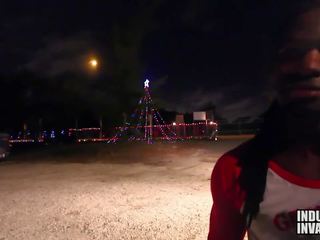 Jayla Foxx Fucks Hard in Xmas Tree lot