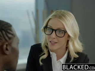 BLACKED Stunning Blonde Karla Kush Takes Massive Black phallus