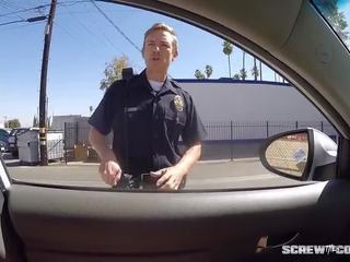 Black adolescent gets busted sucking off a cop during rally