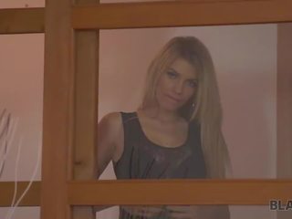 BLACK4K. Interracial sex clip of blonde coquette and lucky black gentleman