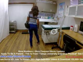 Minnie Rose gets Gyno Exam by professor Tampa 2 go into New University