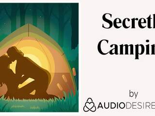 Gizlice camping (erotic audio erişkin film için kadın, desirable asmr)
